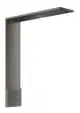 AXOR-HG-AXOR-ShowerComposition-Brausenmodul-110-220-1jet-mit-Schulterbrause-Polished-Black-Chrome-12593330 gallery number 1